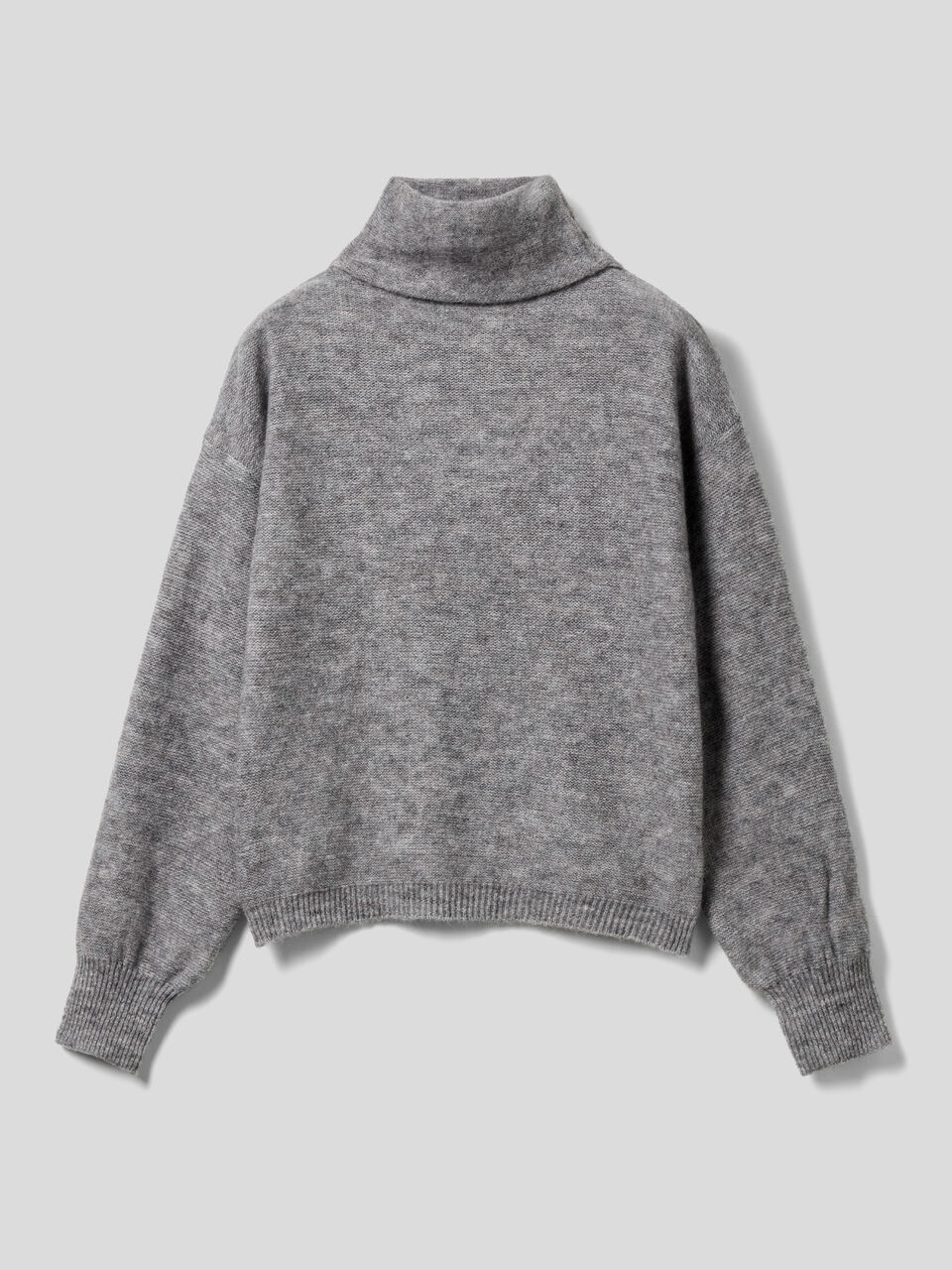 Maglia a collo alto in misto lana image number 1