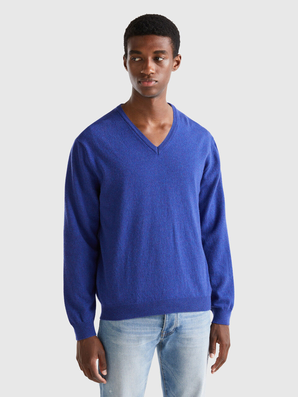 Pullover scollo sale av uomo