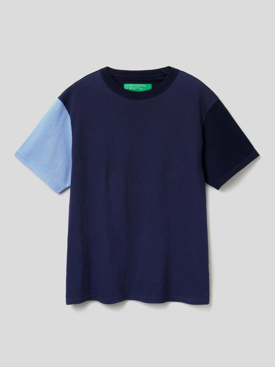 T-shirt color block a manica corta image number 1