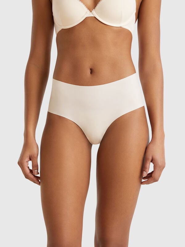 Culotte elasticizzate con pizzo Donna