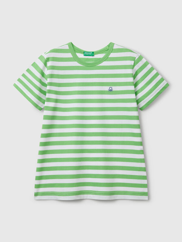 Maglietta a righe 100% cotone Bambino