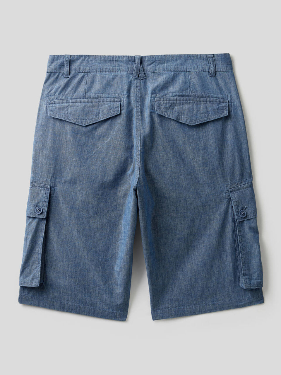 Bermuda cargo effetto jeans image number 2