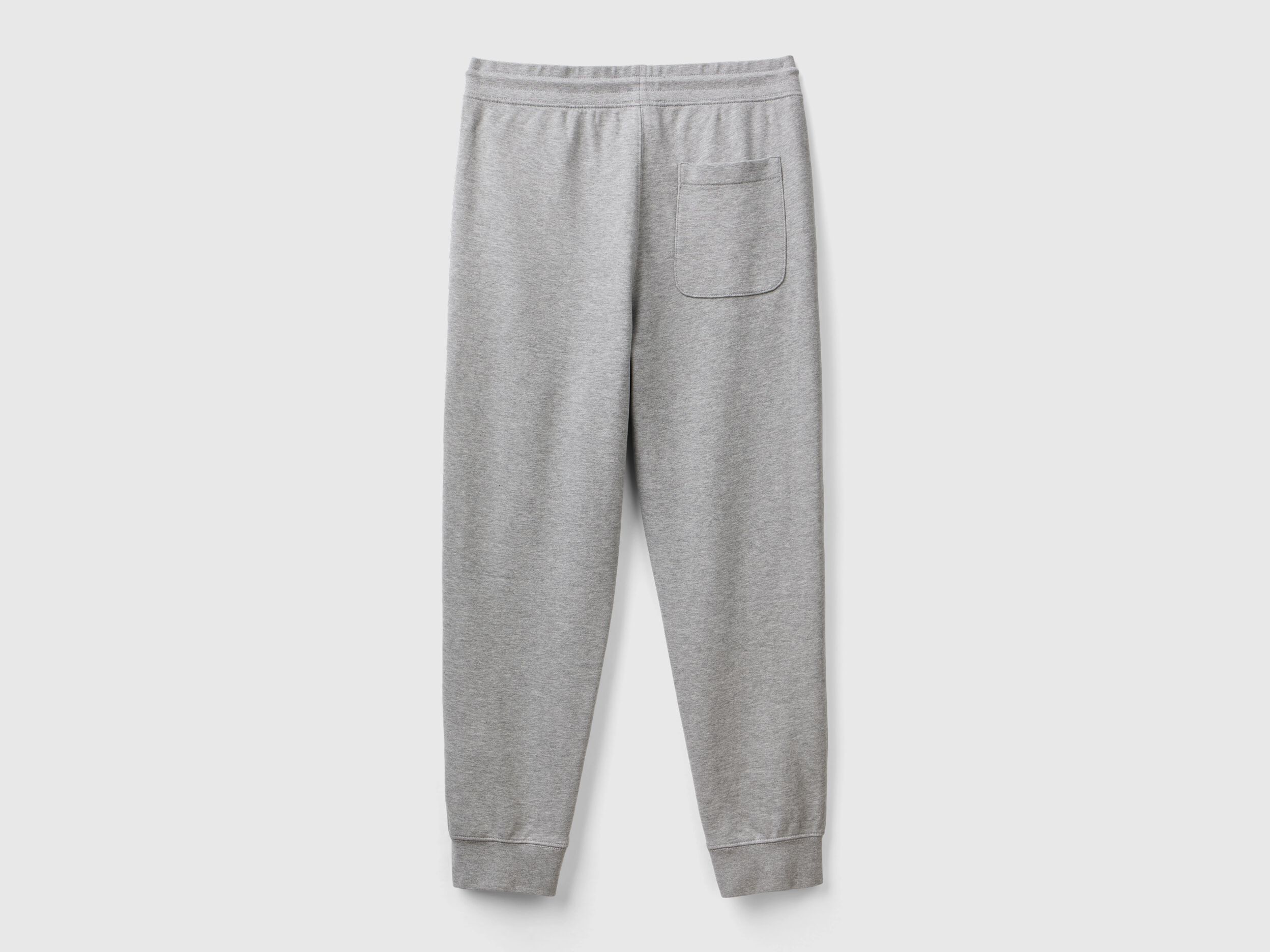 Joggers in felpa 100 cotone Grigio Chiaro Benetton