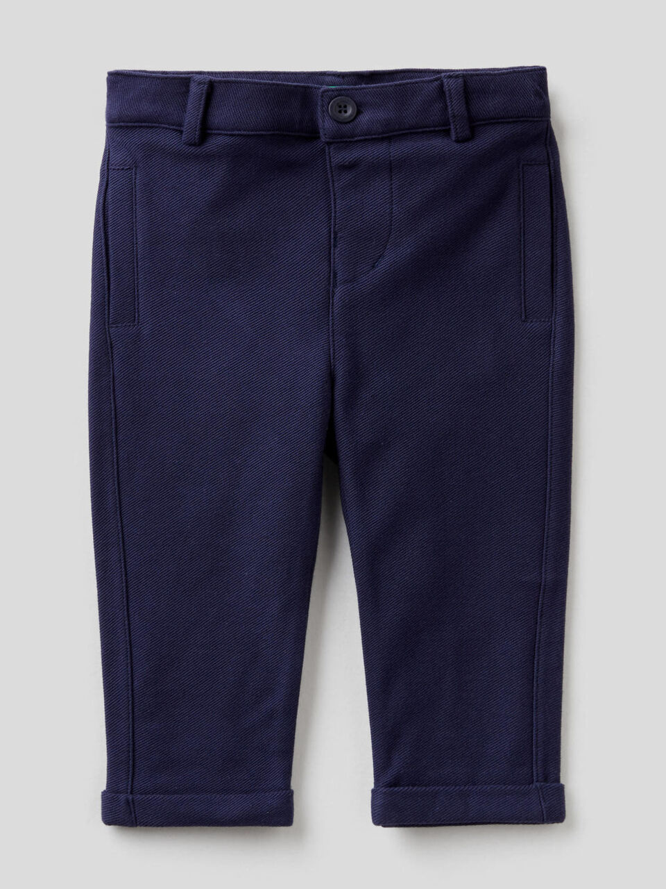 Pantaloni eleganti in felpa 100% cotone image number 1