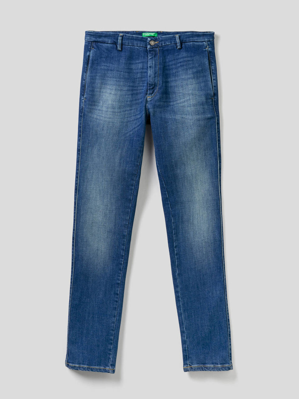 Chino slim in denim stretch image number 1