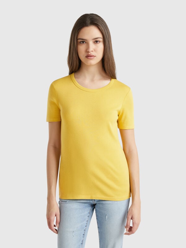 T-shirt in cotone a fibra lunga Donna