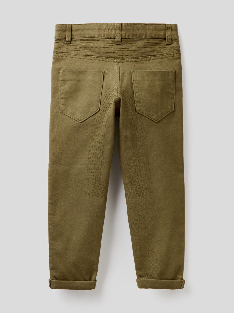 Pantaloni slim fit con impunture image number 2