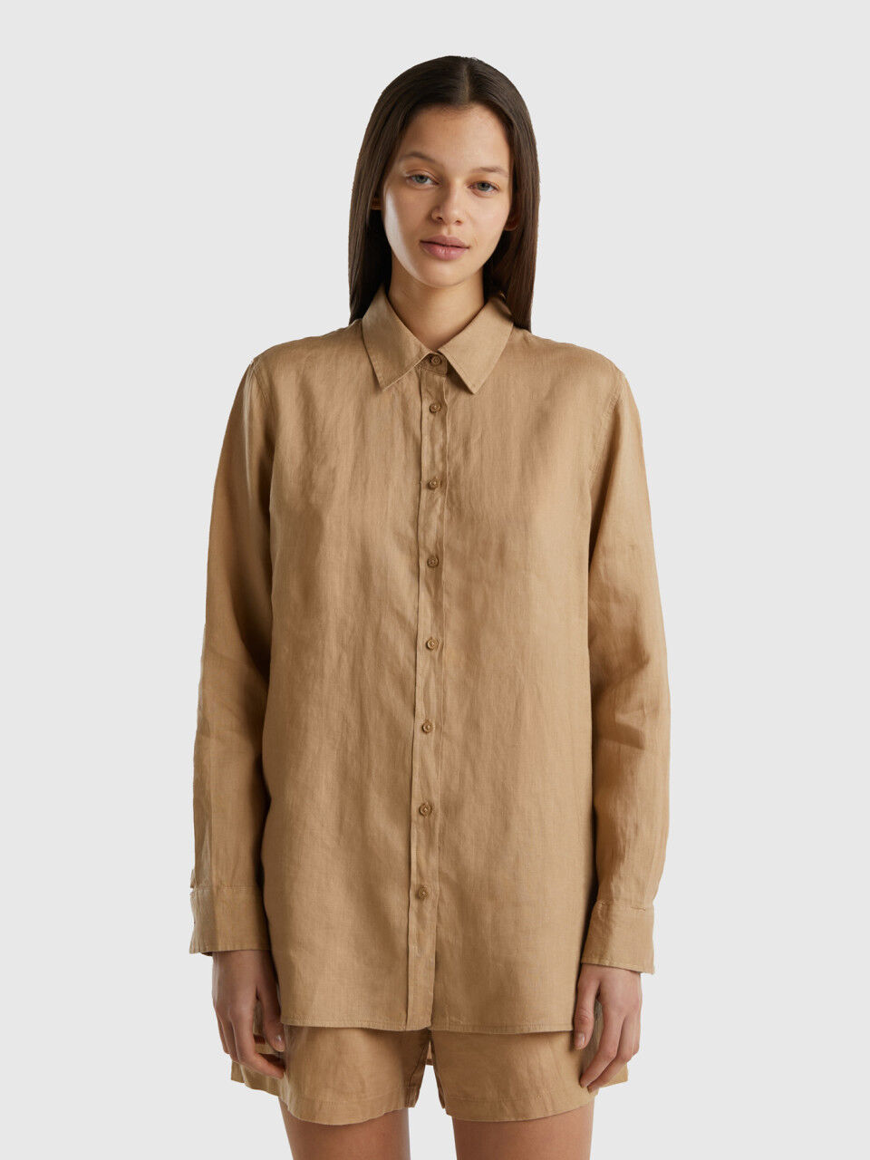Puro Lino Abbigliamento Donna 2024 Benetton