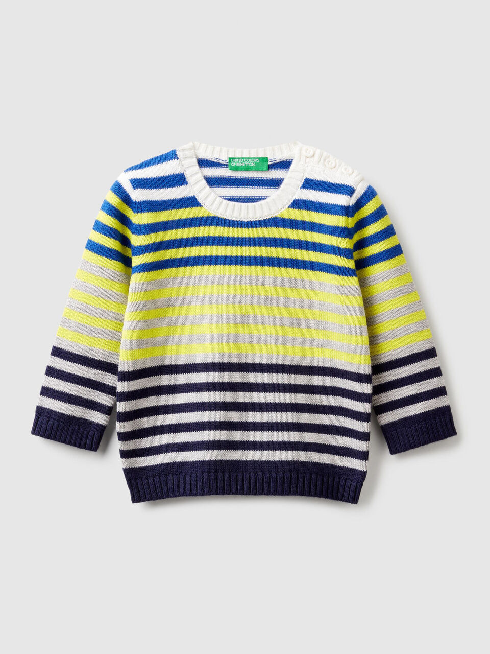 Maglia con righe multicolor image number 1