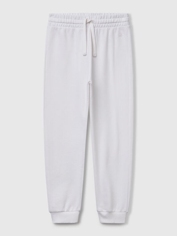 Pantaloni in felpa con logo Bambina