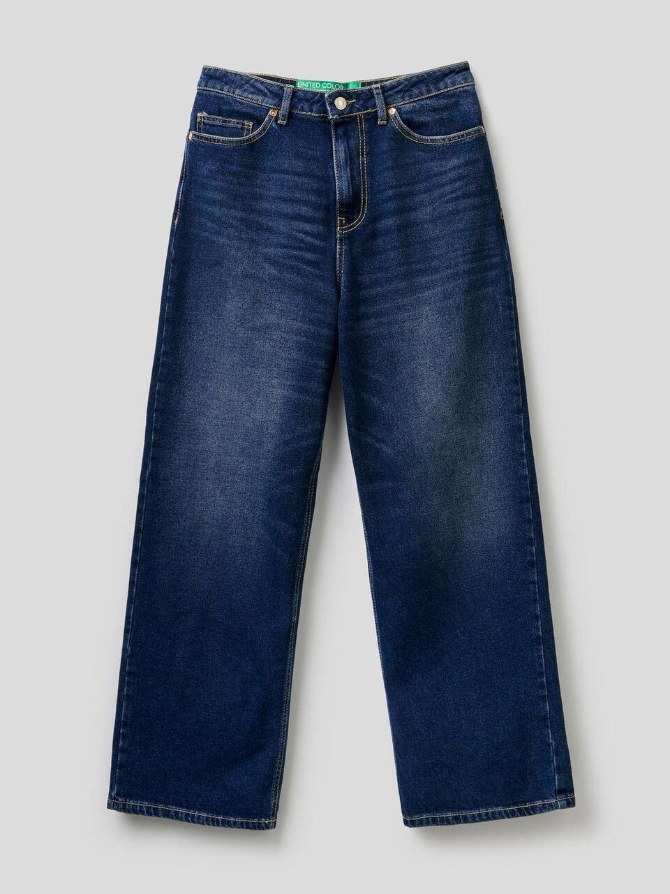 Jeans mum fit in denim stretch image number 1