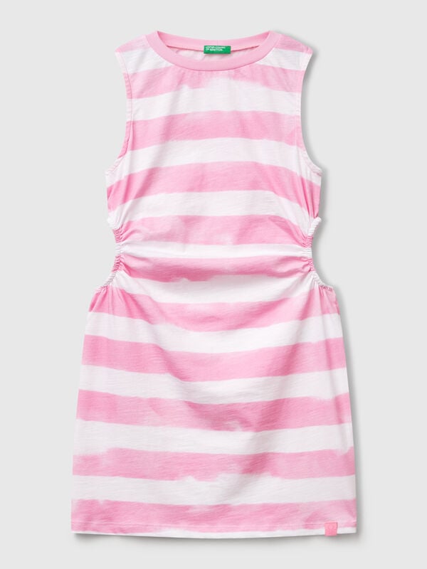 Vestito a righe con oblò Bambina