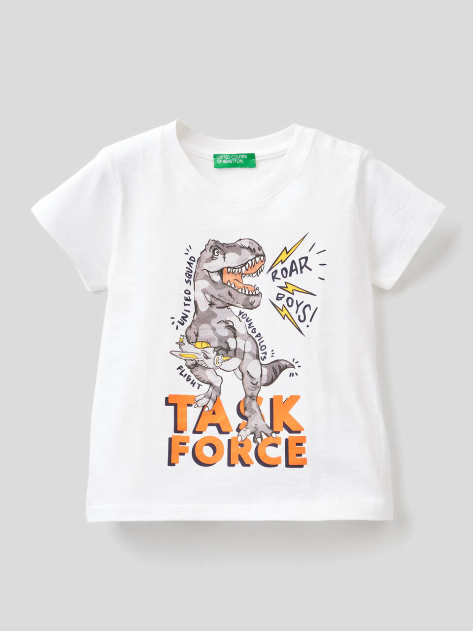 T-shirt stampata in cotone biologico image number 1