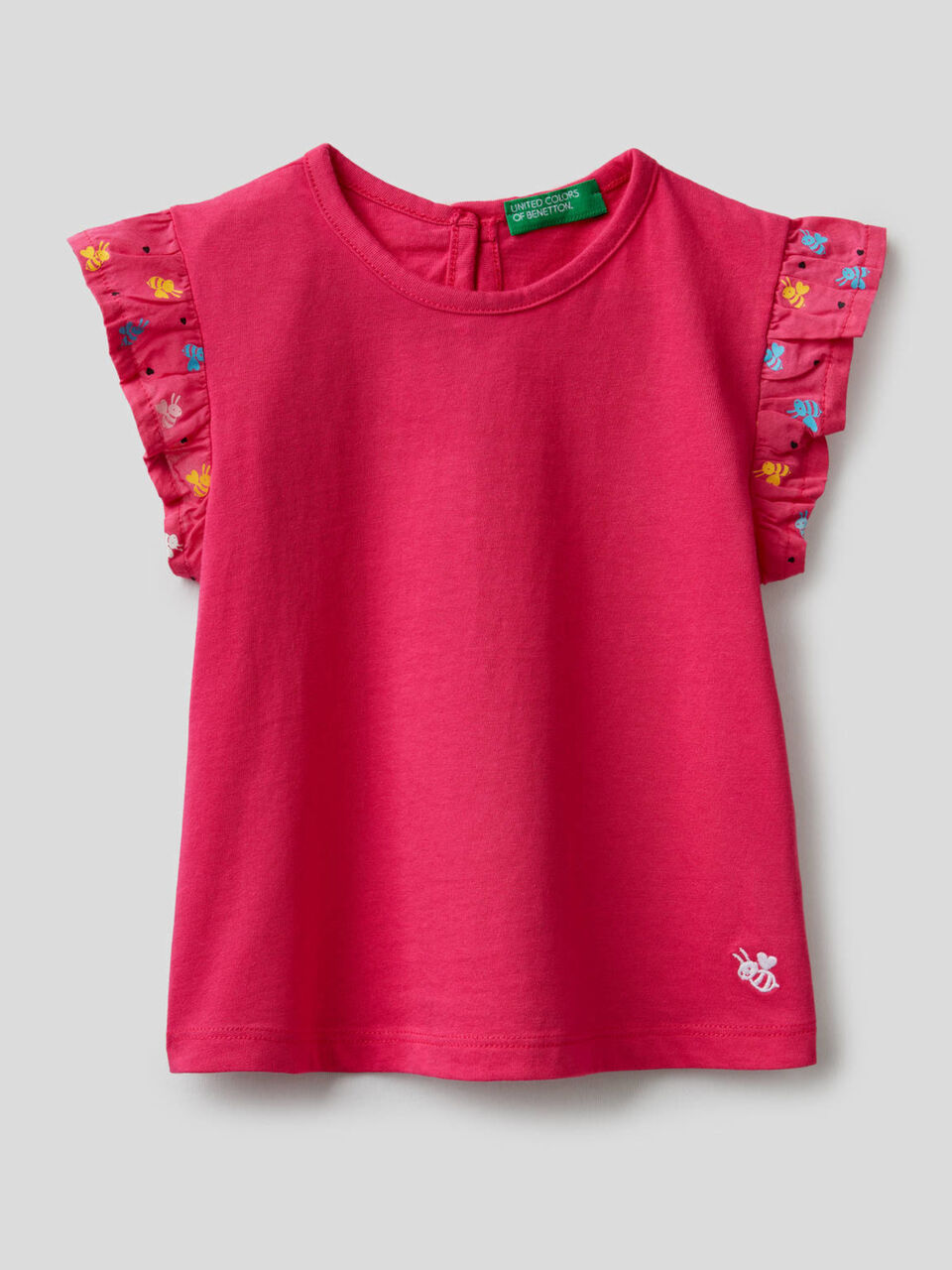T-shirt con manica a volant image number 1