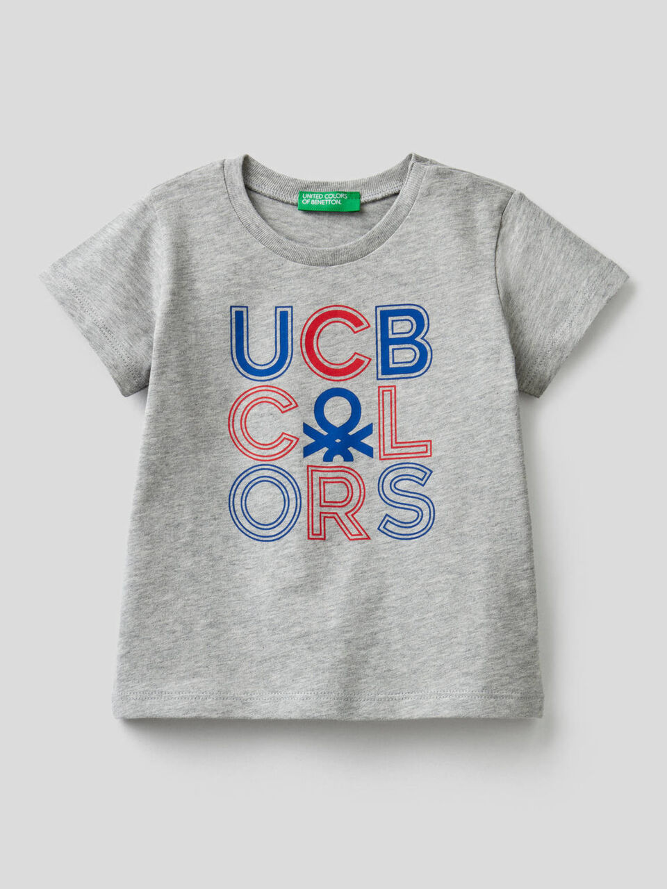 T-shirt stampa logo in cotone biologico image number 1