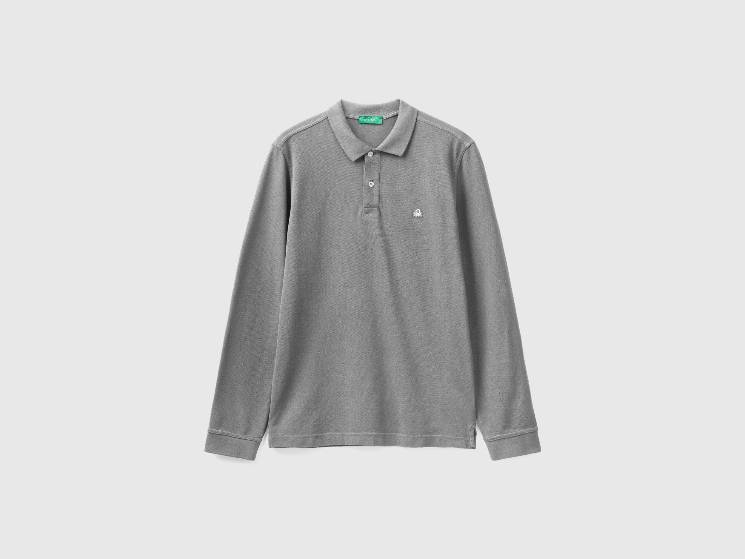 Polo manica best sale lunga benetton
