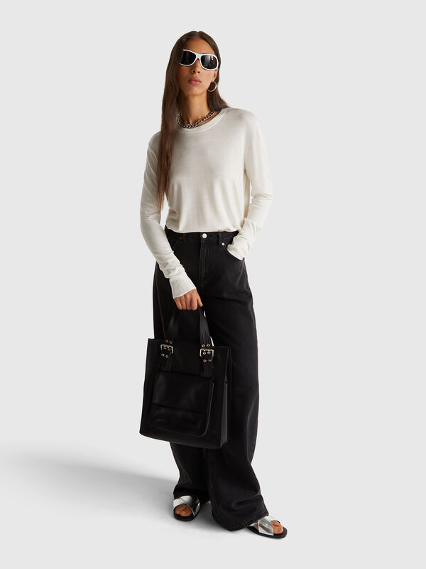 Jeans wide fit Donna