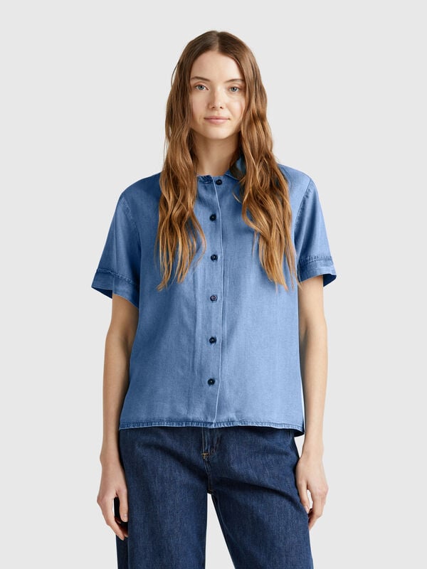 Blusa in viscosa Donna