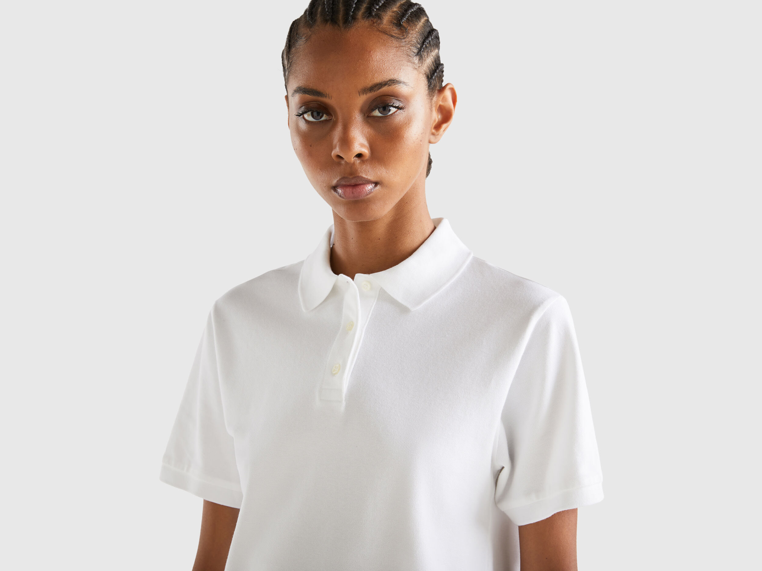 Polo in cotone bio stretch