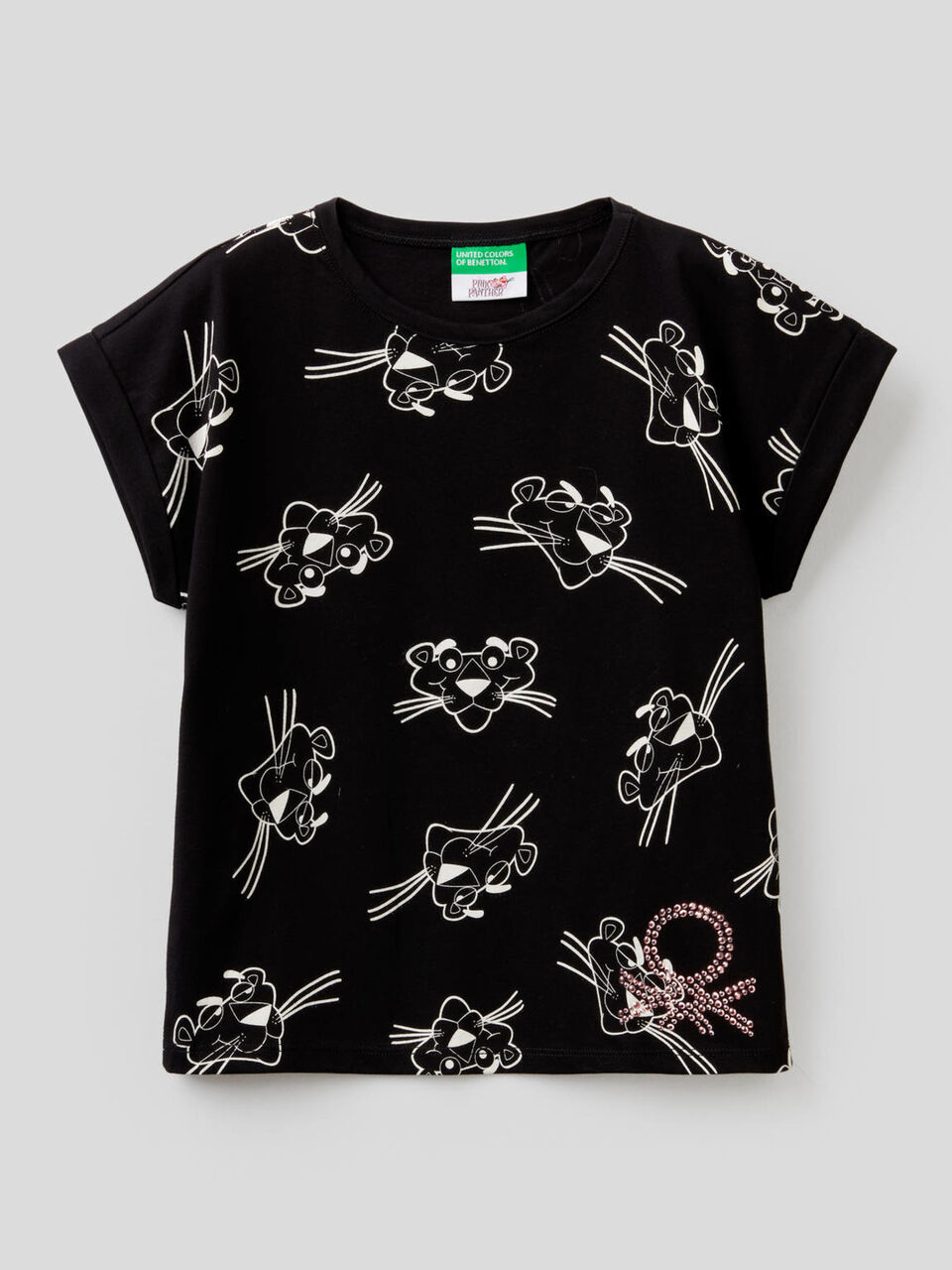 T-shirt Pink Panther in 100% cotone image number 1