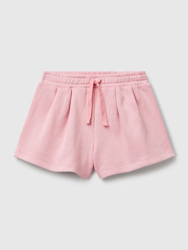 Shorts in felpa di cotone Bambina