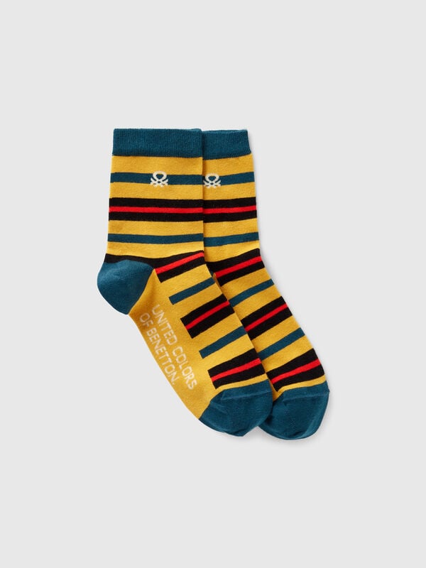 Calzini a righe multicolor