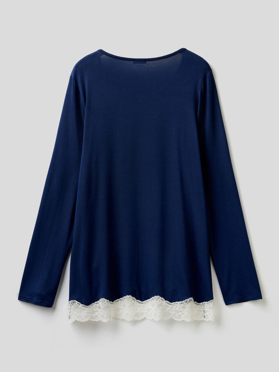 Maglia con dettaglio in pizzo image number 2