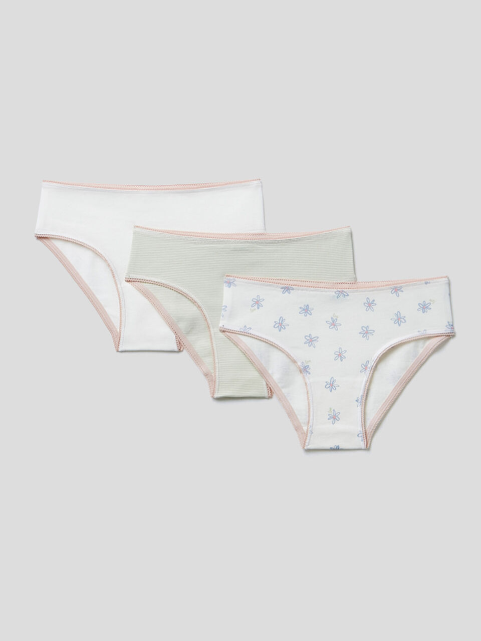 Tre slip in cotone stretch image number 1