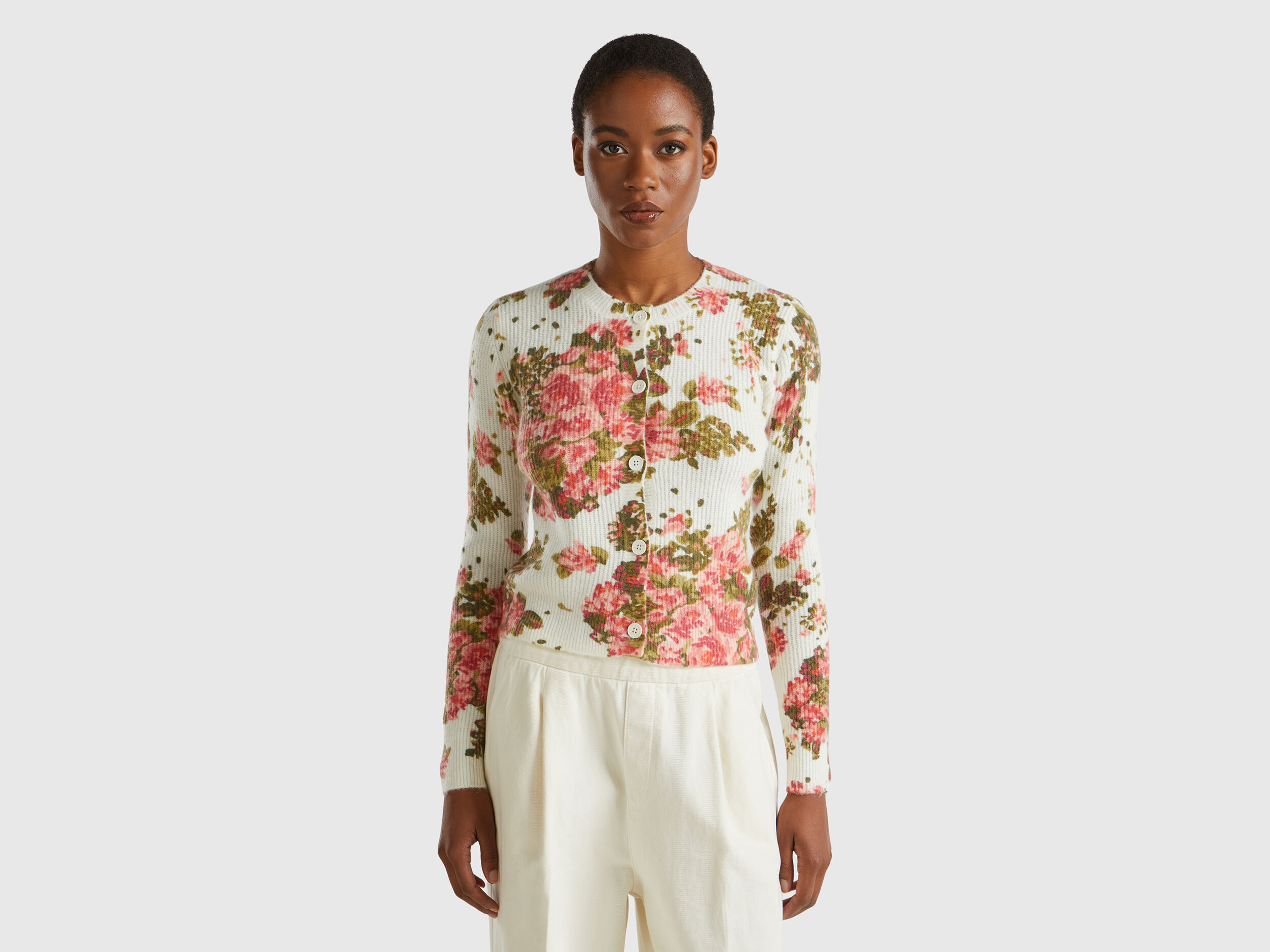 Cardigan donna benetton clearance