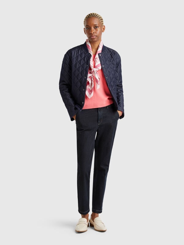 Chino slim fit in denim Donna