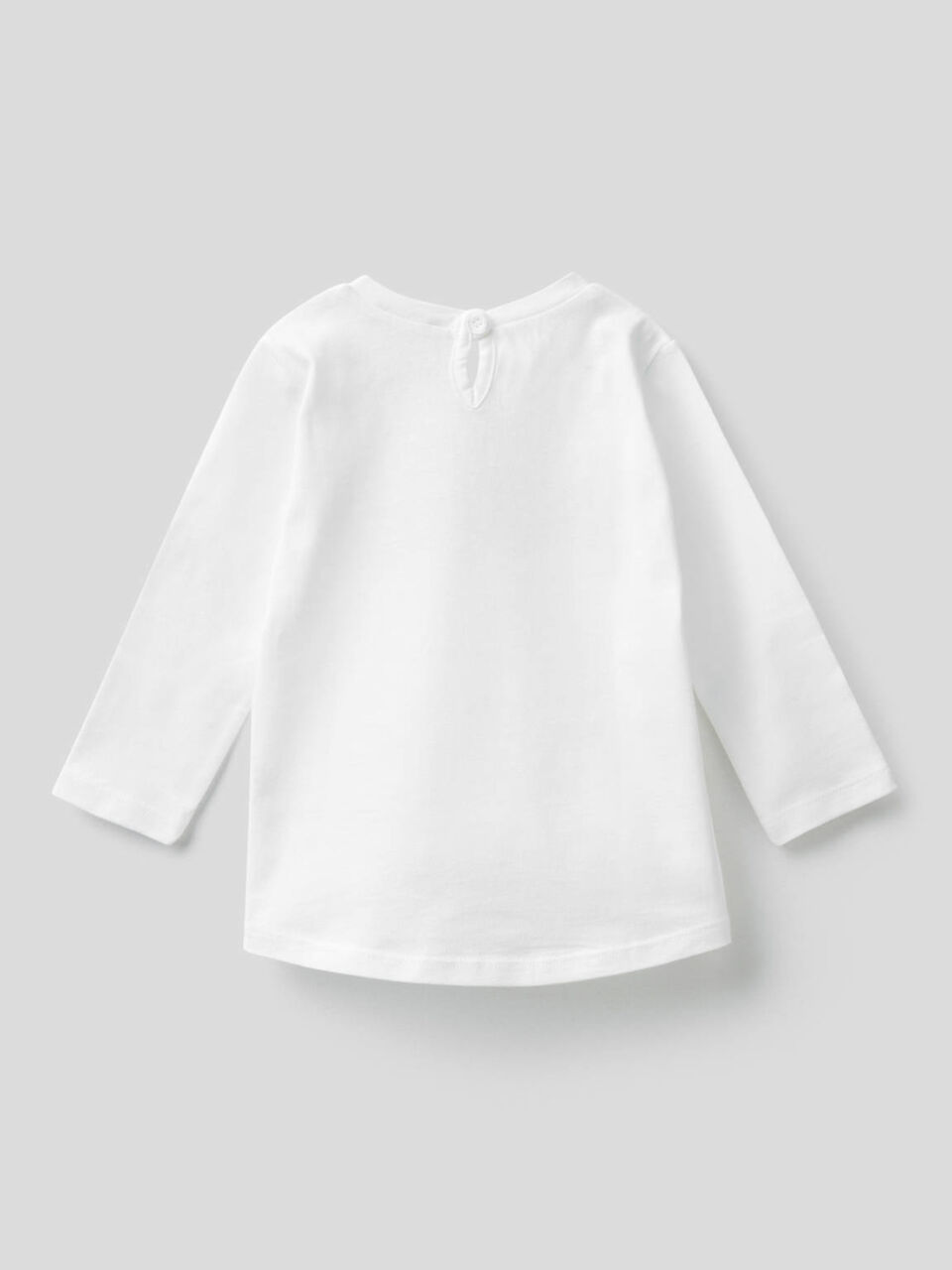 T-shirt manica lunga 100% cotone image number 2