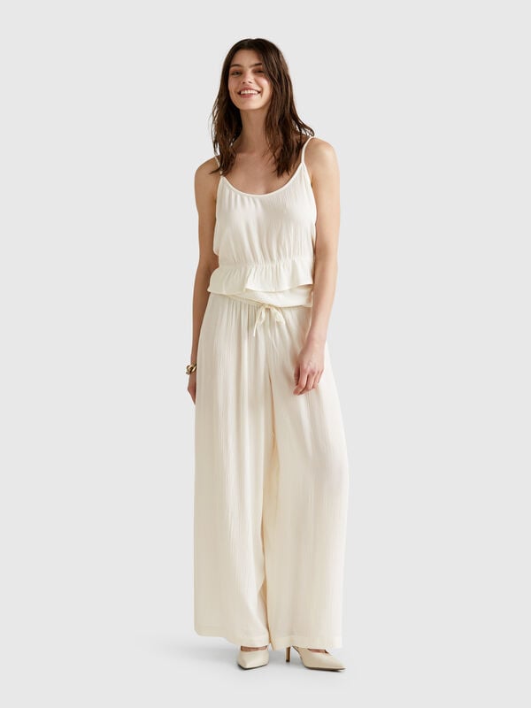 Pantaloni ampi fluidi Donna