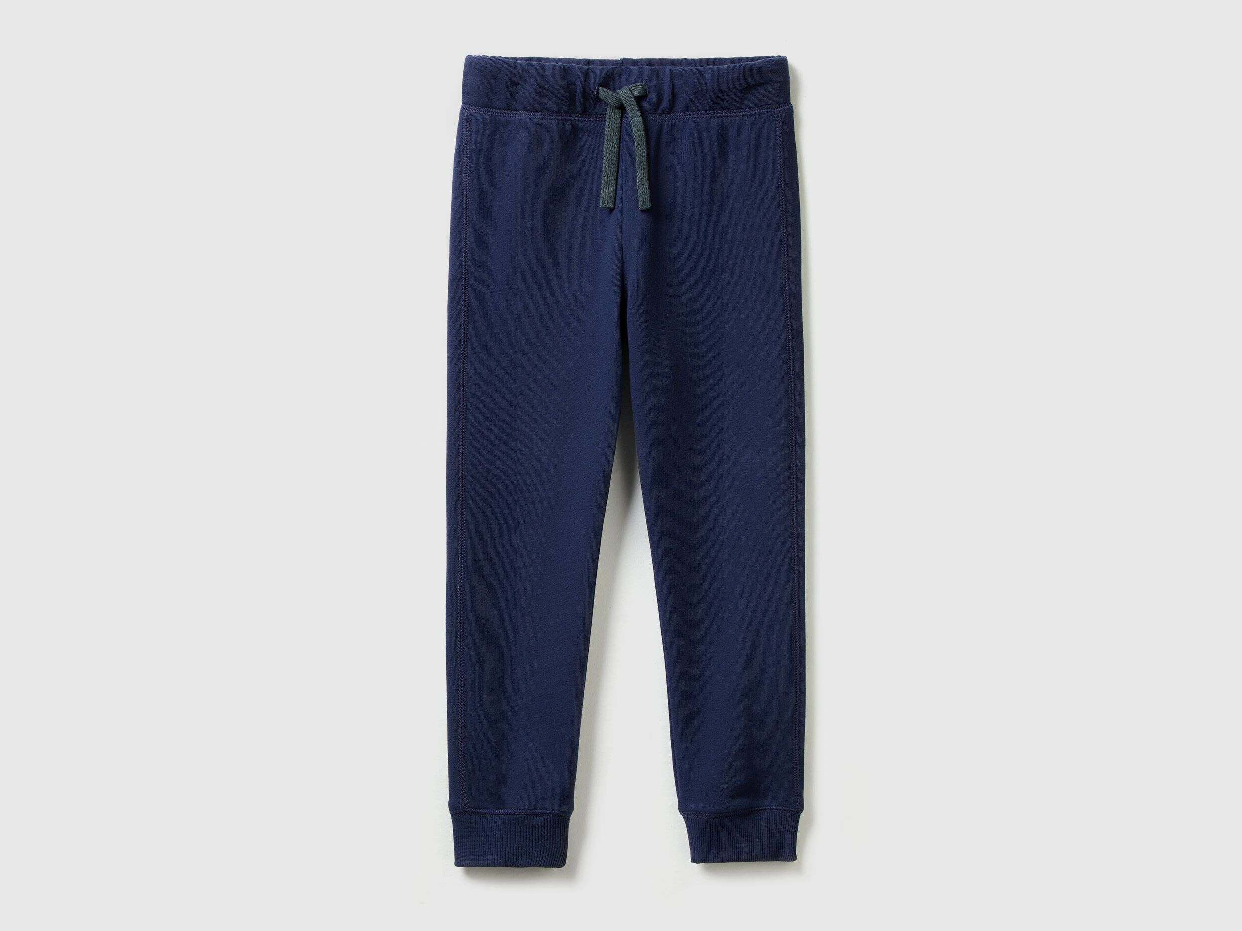 Pantaloni in felpa 100 cotone Blu Scuro Bambino Benetton