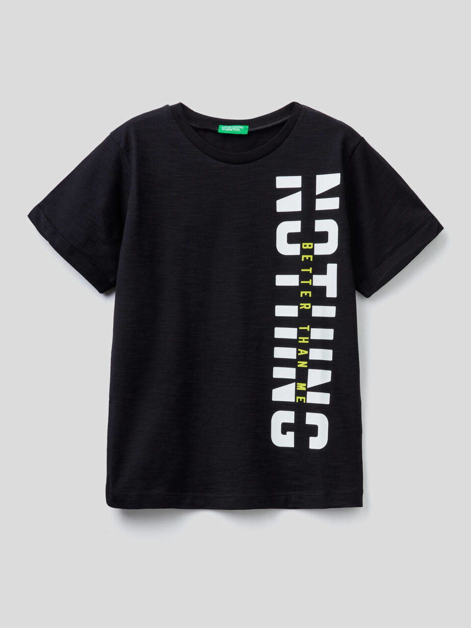 T-shirt in cotone con maxi stampa image number 1
