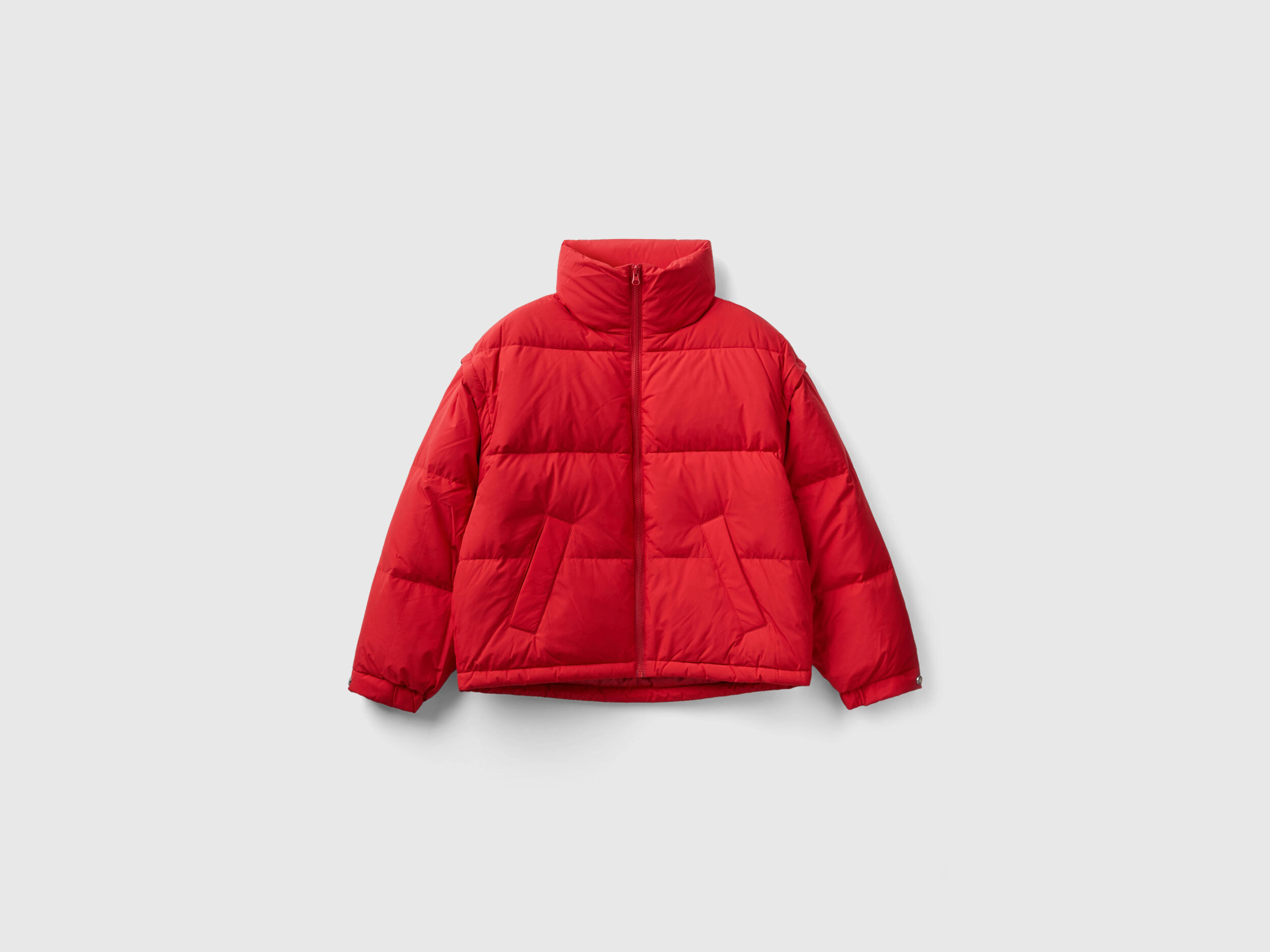 Piumino best sale corto rosso