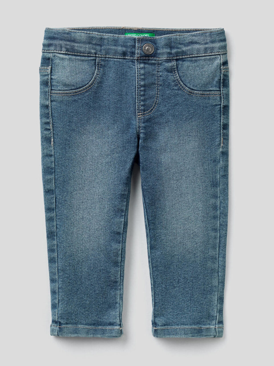 Jeans slim fit in denim "Eco-Recycle" image number 1