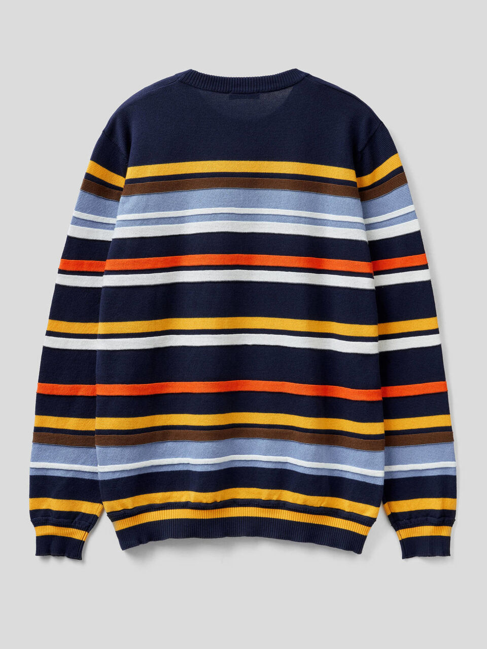 Maglia a righe in 100% cotone mano calda image number 2