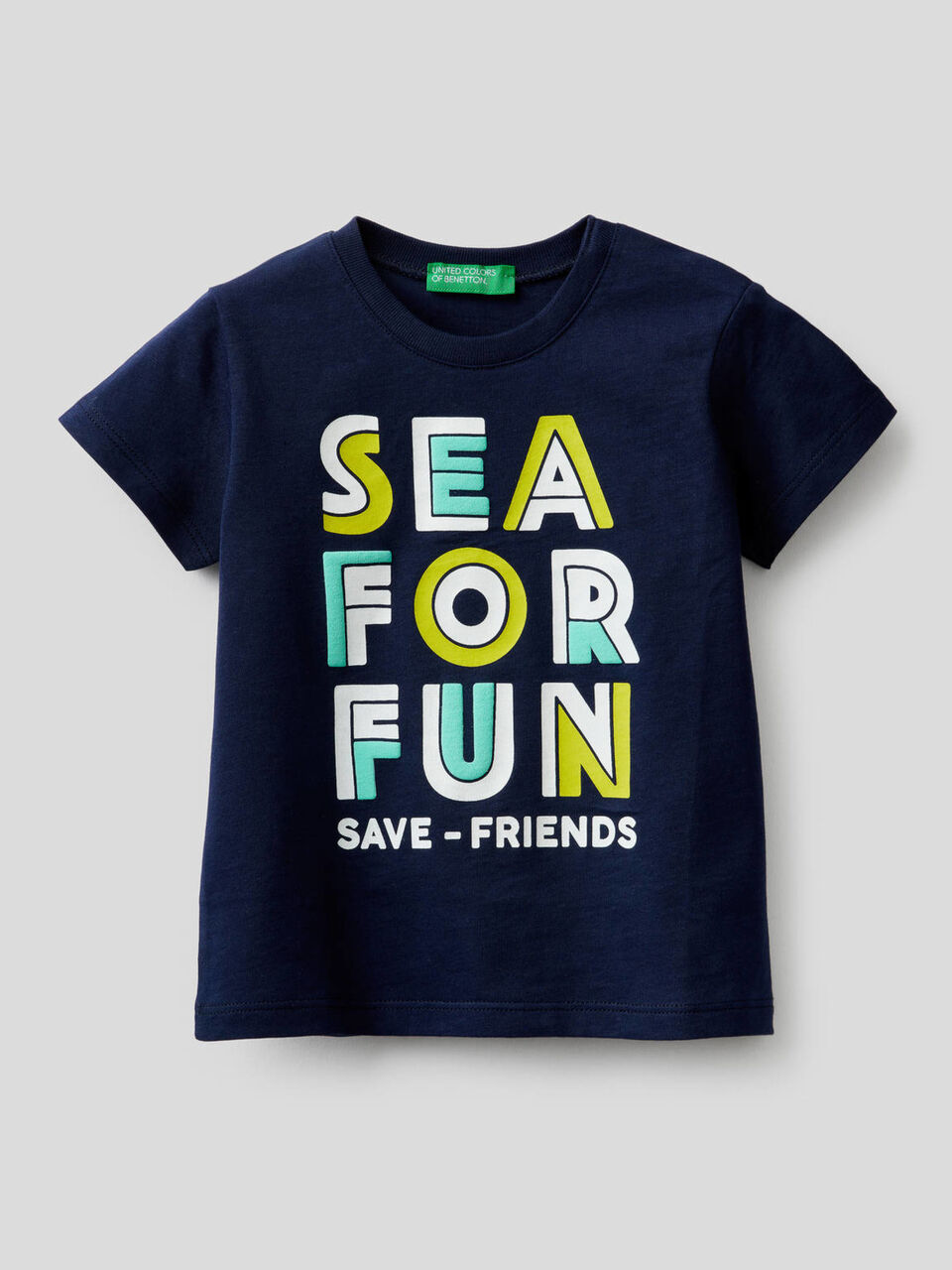 T-shirt in 100% cotone con stampa image number 1
