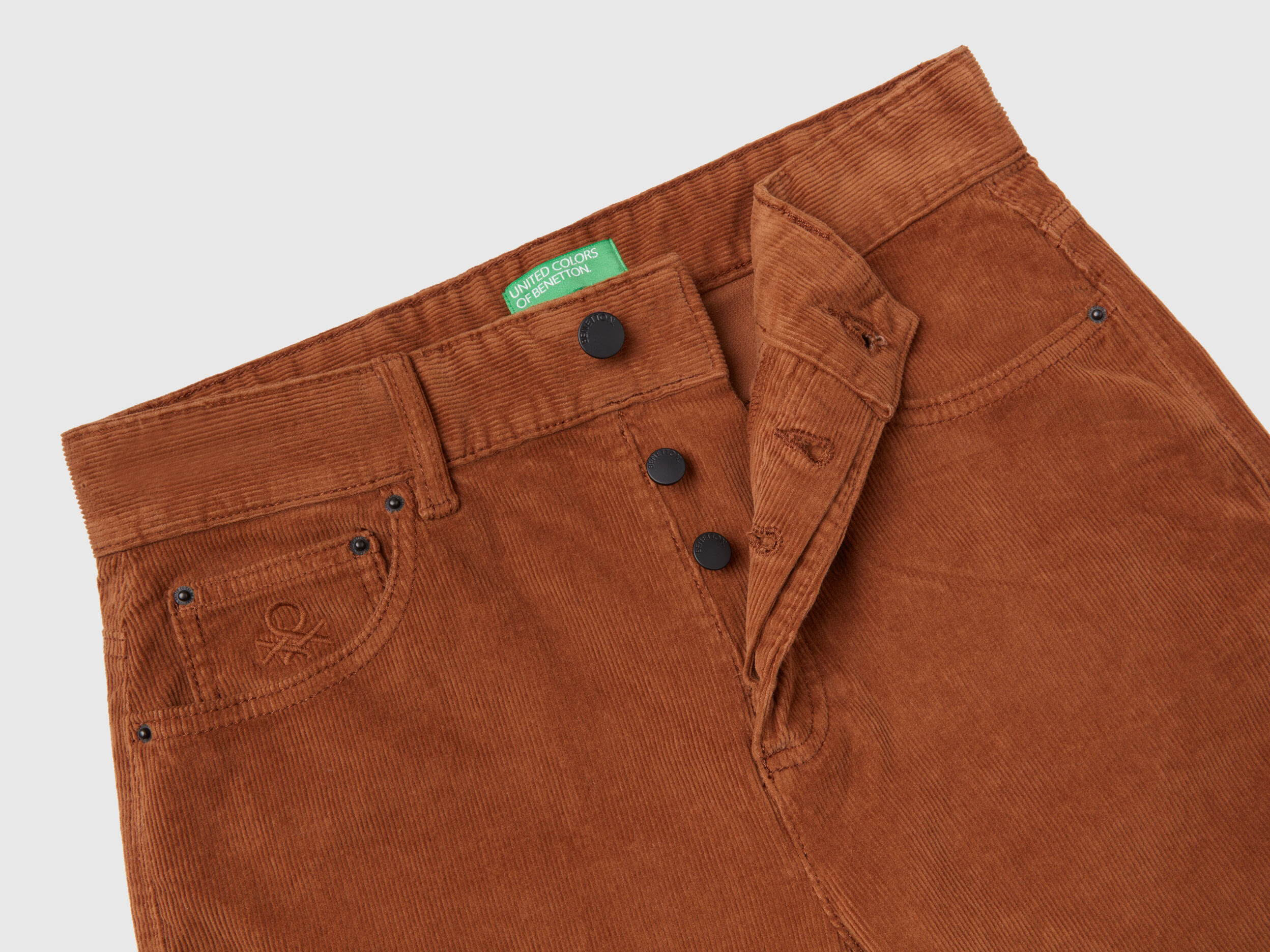 Benetton pantaloni cheap velluto donna