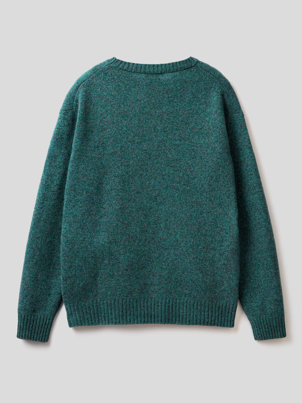 Maglia girocollo in pura lana Shetland image number 2