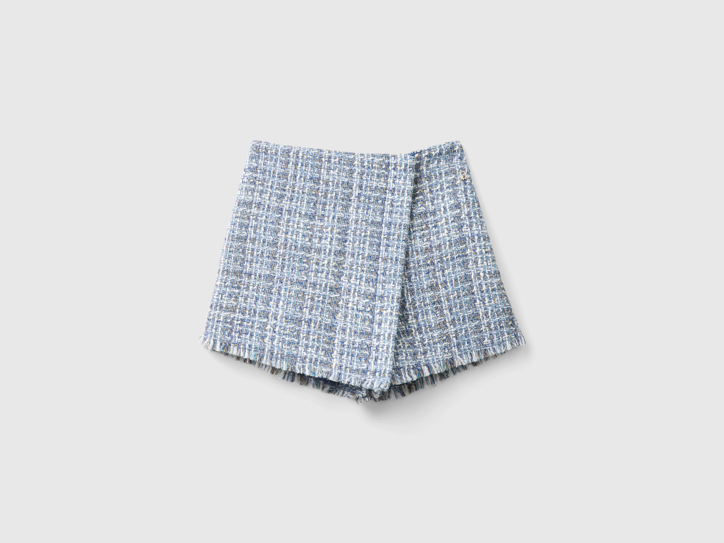 Gonna pantalone in tweed Multi color Benetton
