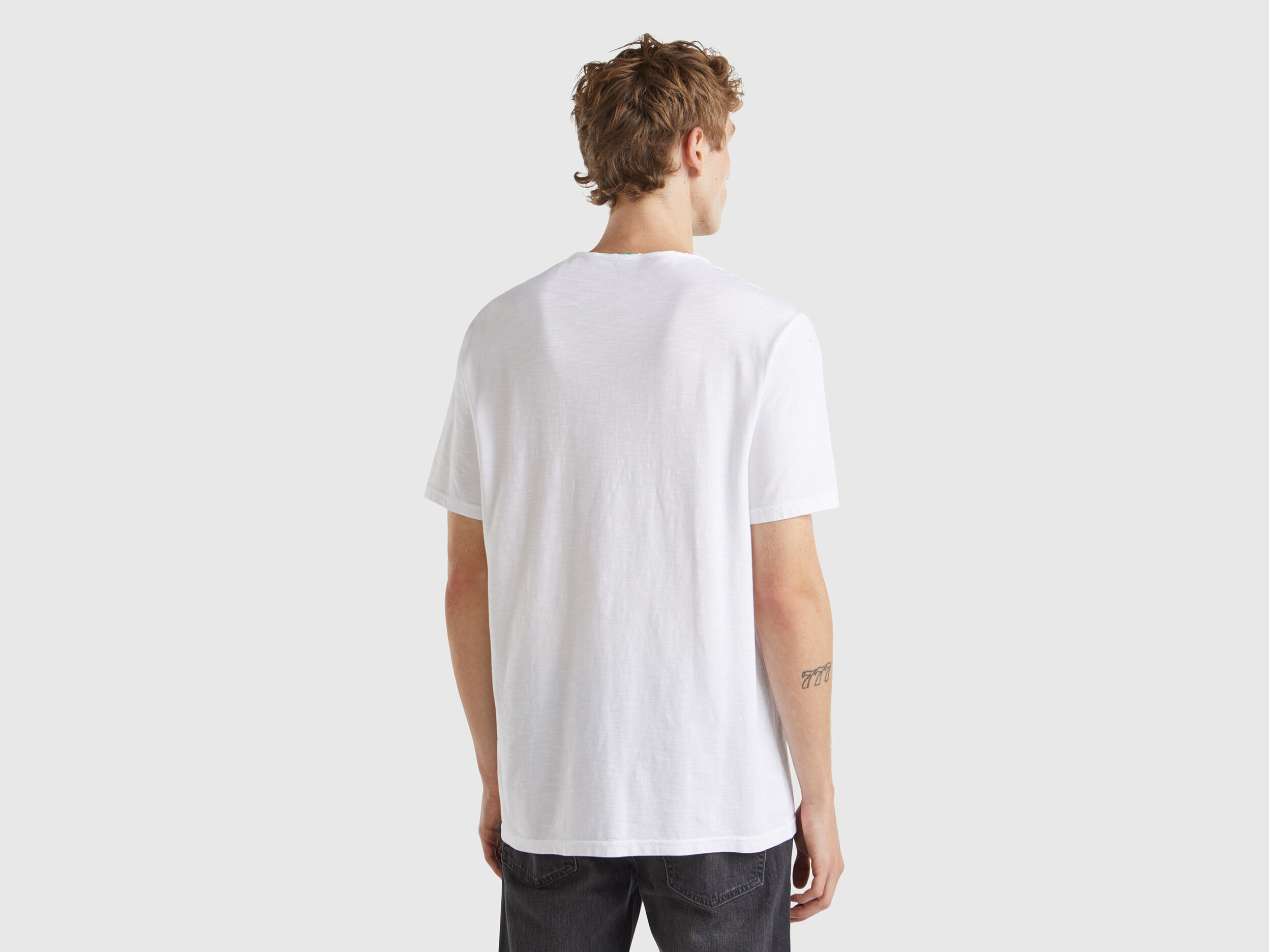 Magliette cotone fiammato sales
