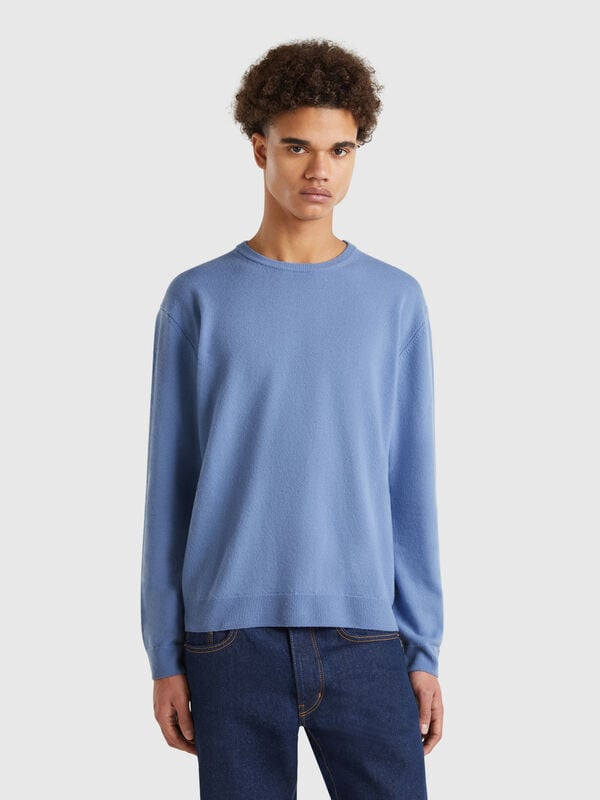 Maglia carta da zucchero in pura lana Merino Uomo