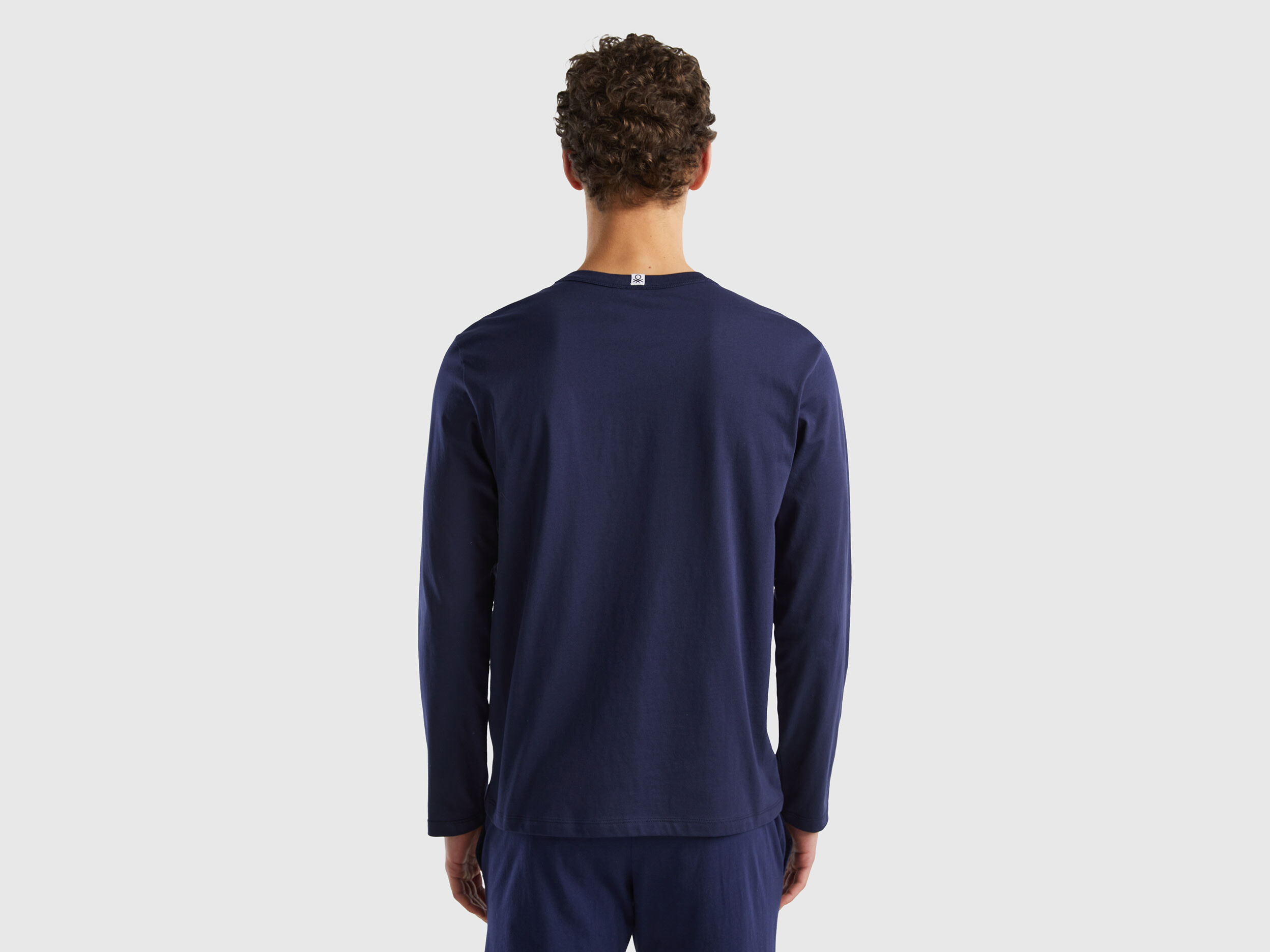 Benetton maglie cotone manica lunga discount