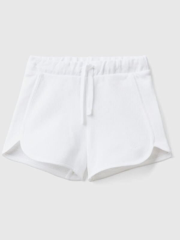 Shorts in felpa 100% cotone bio Bambina