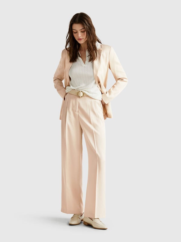 Pantaloni ampi fluidi Donna