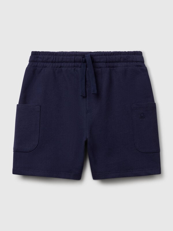 Shorts cargo in cotone Bambino
