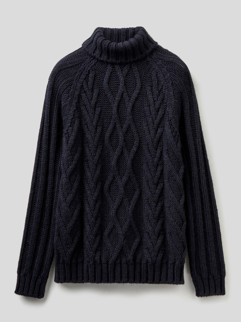 Maglione dolcevita lavorato image number 1