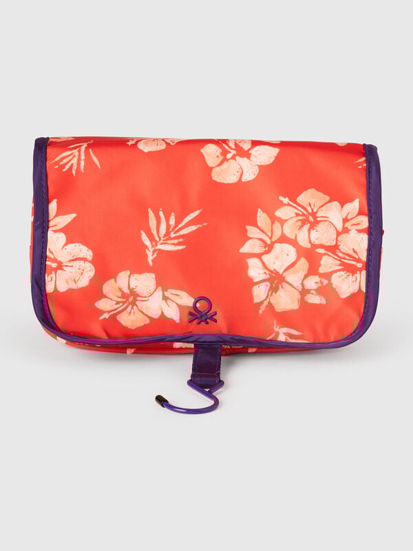 Beauty case a fiori Donna