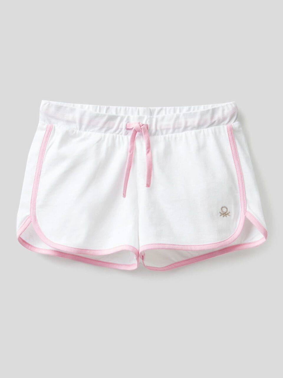 Shorts stile runner in 100% cotone image number 1